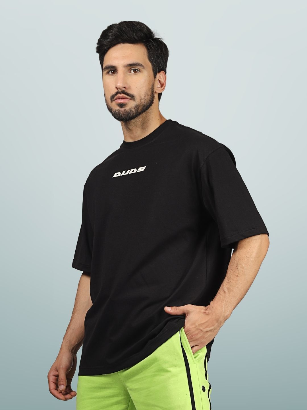 No Signal Over-Sized T-Shirt (Black) - Wearduds