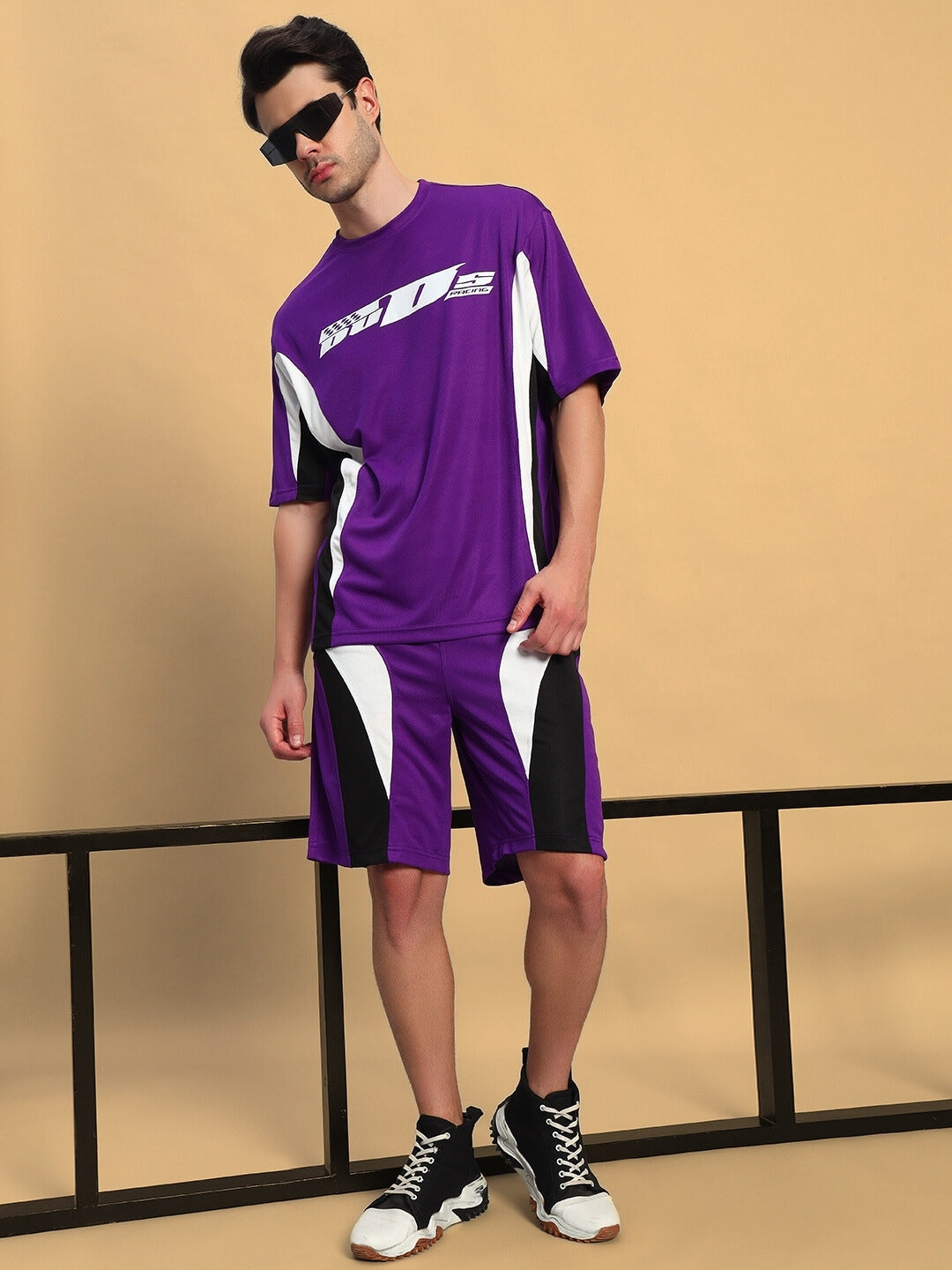 FIFA COLORBLOCK  CO-ORD SET (PURPLE)