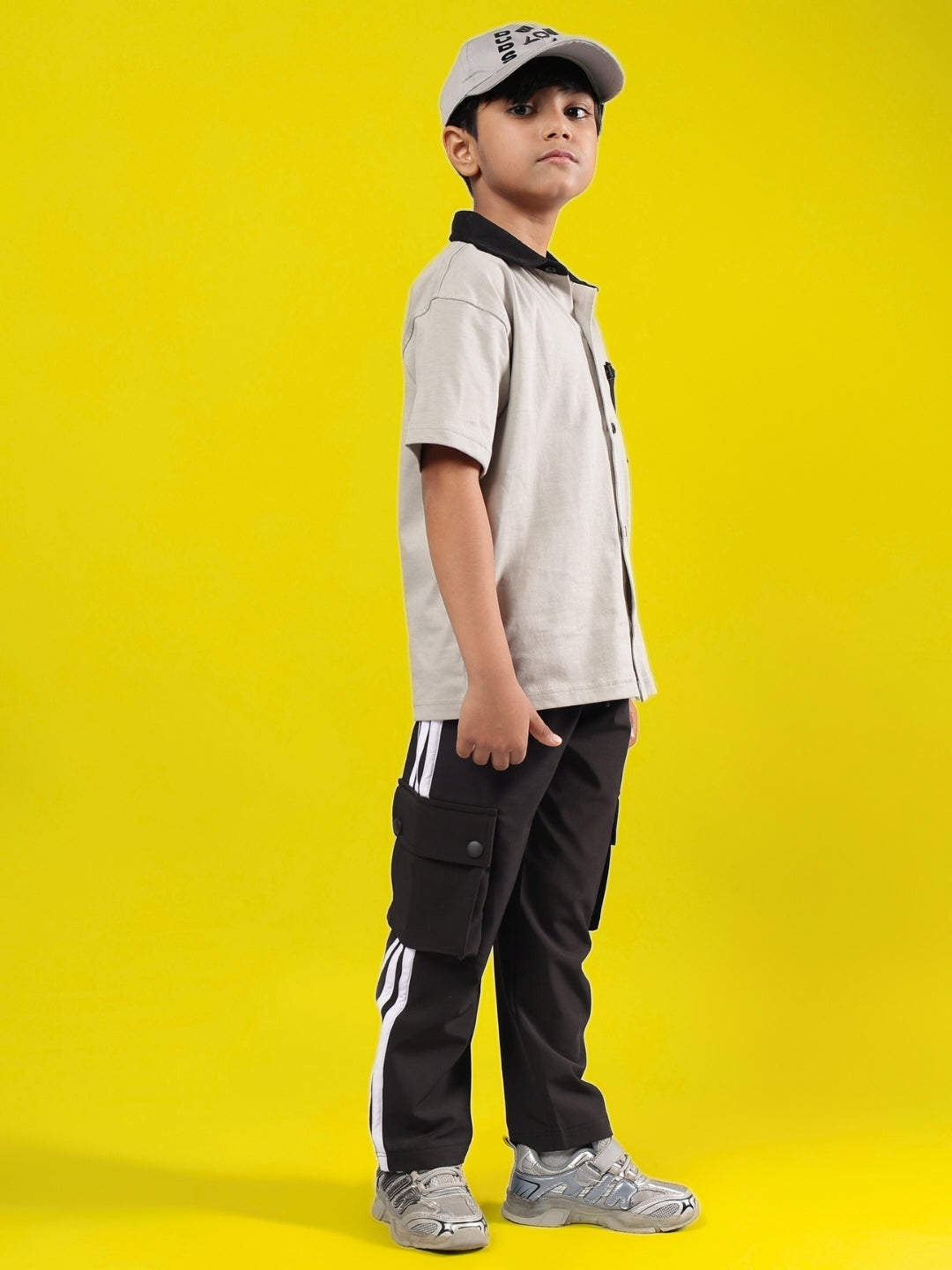 ORION CO-ORD FOR BOYS & GIRLS (GREY-BLACK)