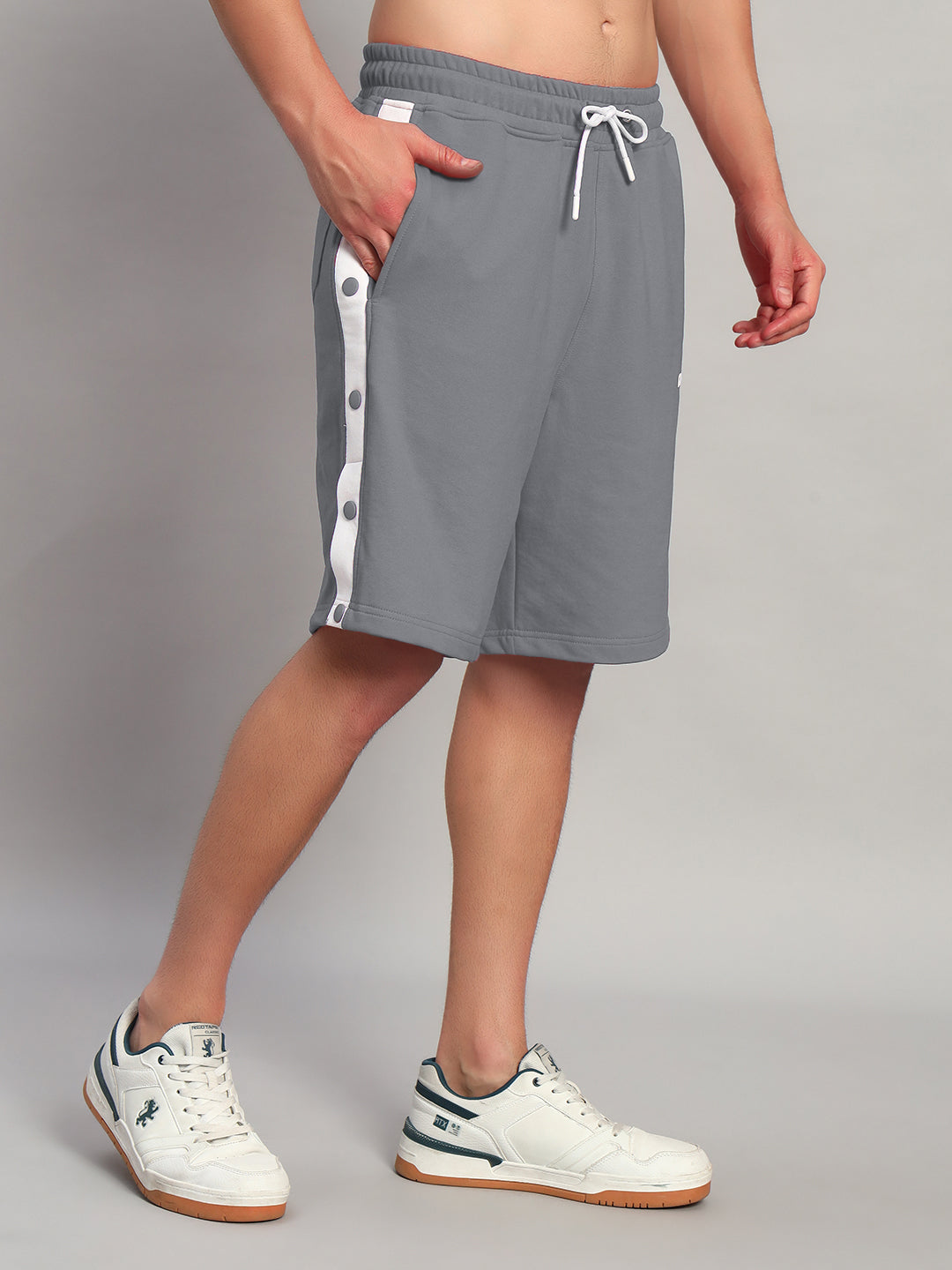 EZEL REGULAR FIT SHORTS (GREY)