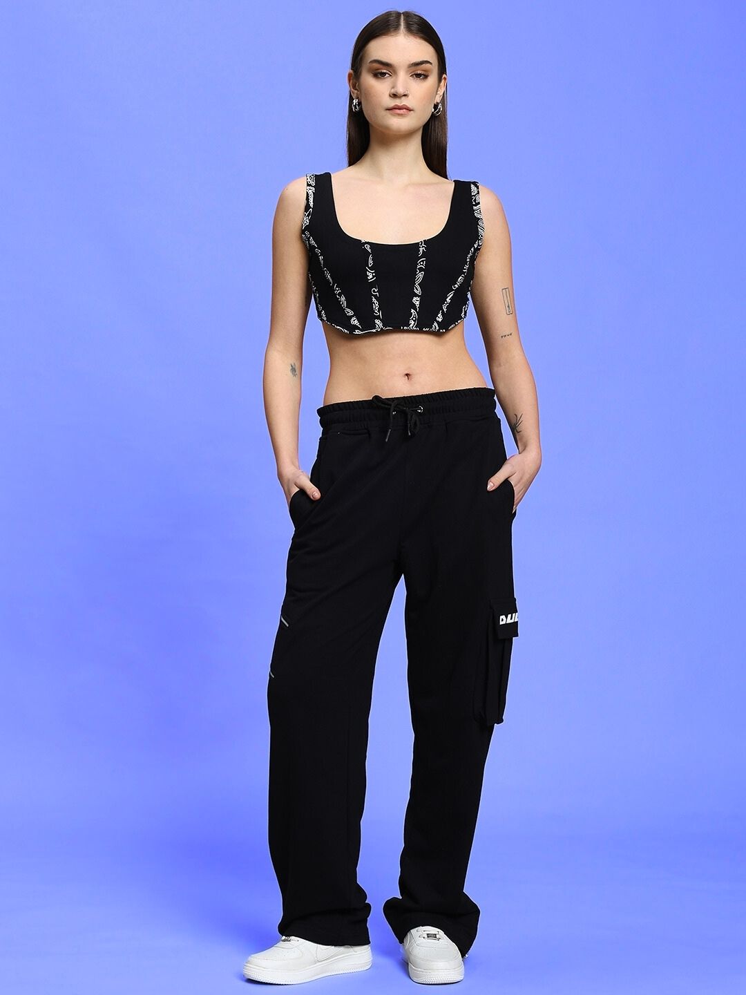 WOMEN'S AMISHA CO-ORD SET (BLACK)