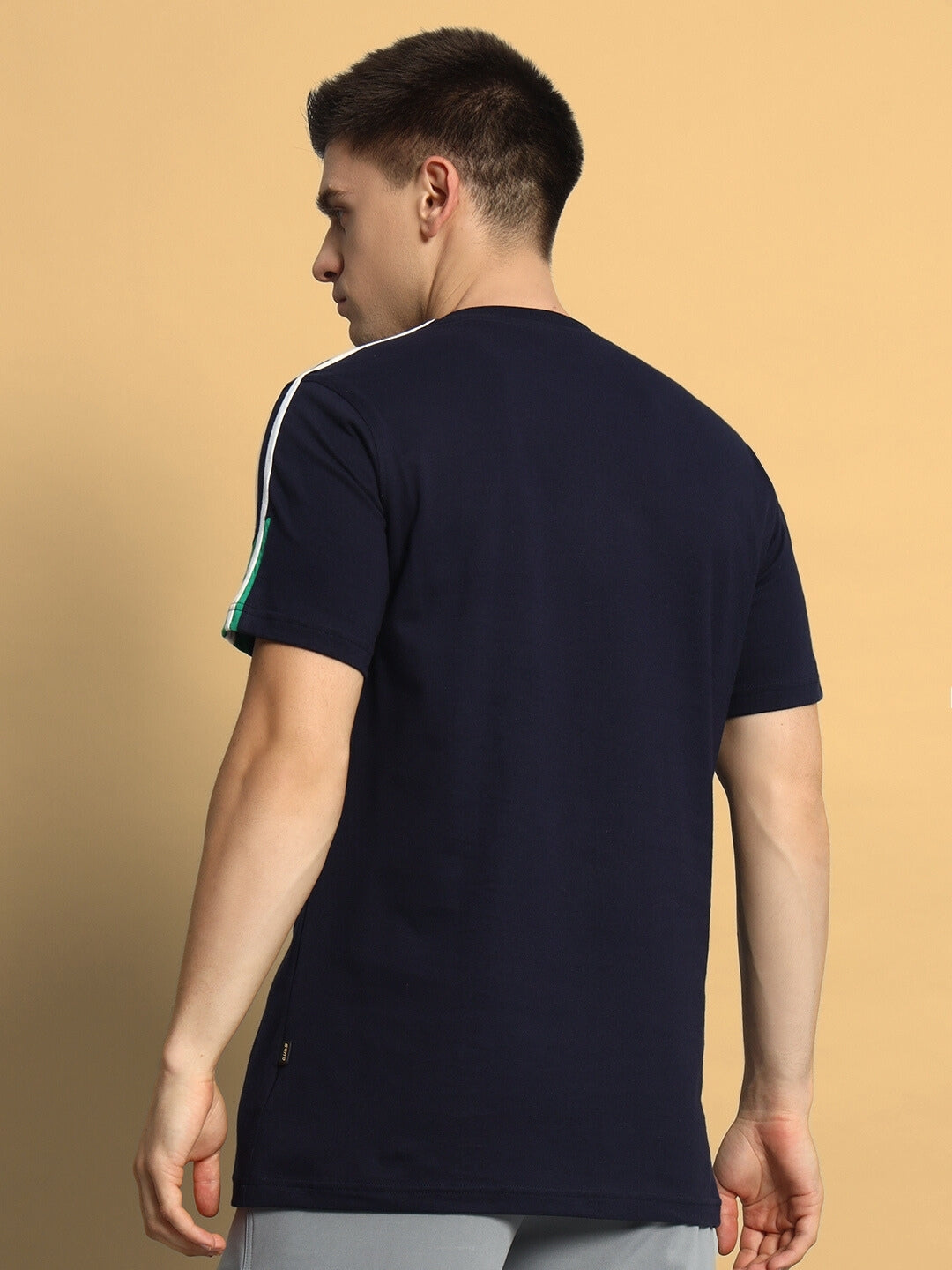 PRIMA REGULAR T-SHIRT (NAVY BLUE-GREEN)