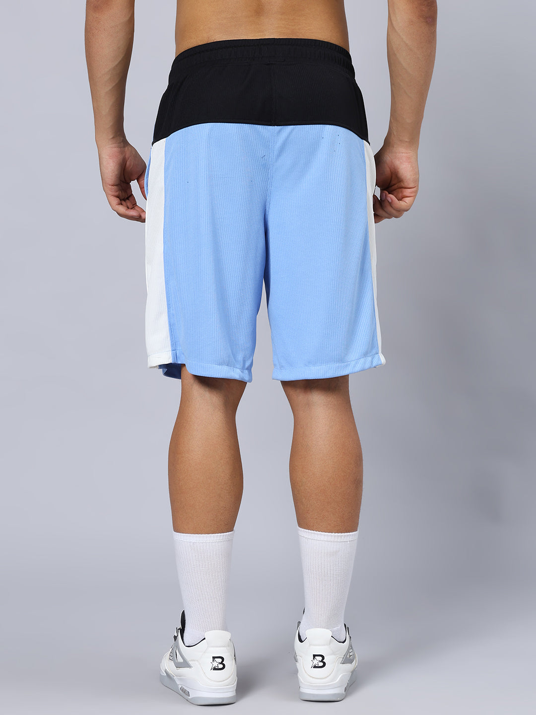 CRUNCH REGULAR FIT SHORTS (BLUE)