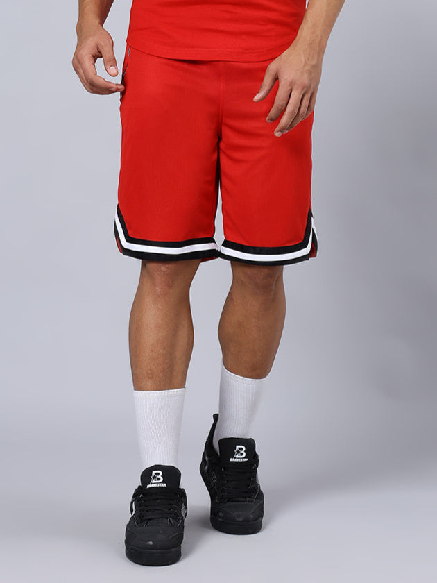 CHRONIC REGULAR FIT SHORTS (RED)