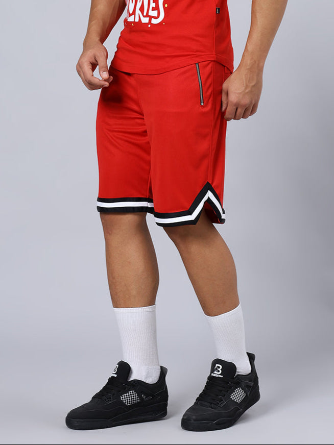 CHRONIC REGULAR FIT SHORTS (RED)