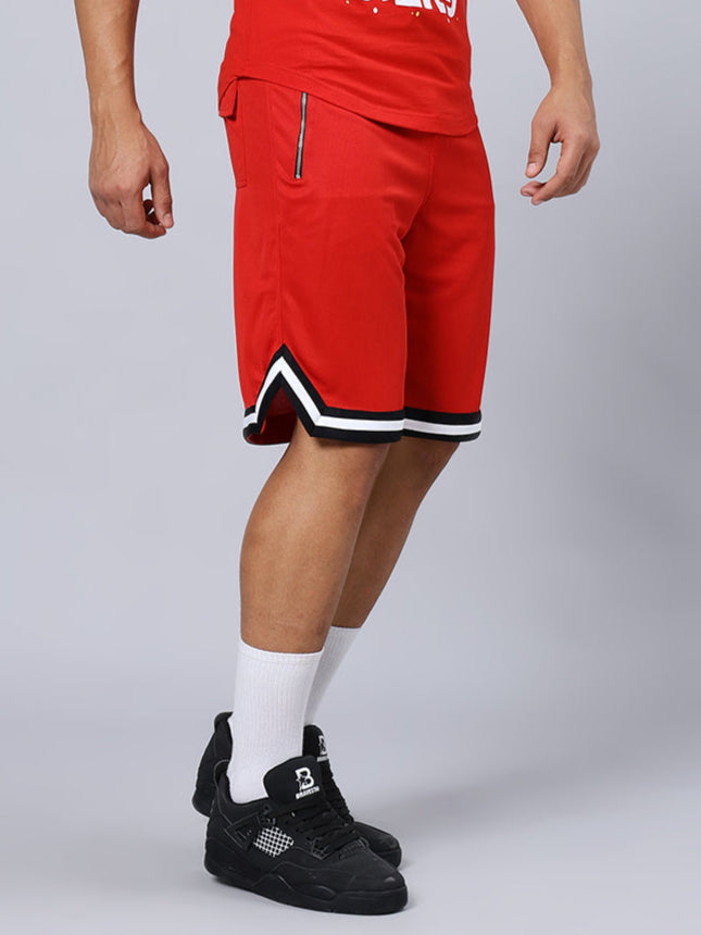 CHRONIC REGULAR FIT SHORTS (RED)