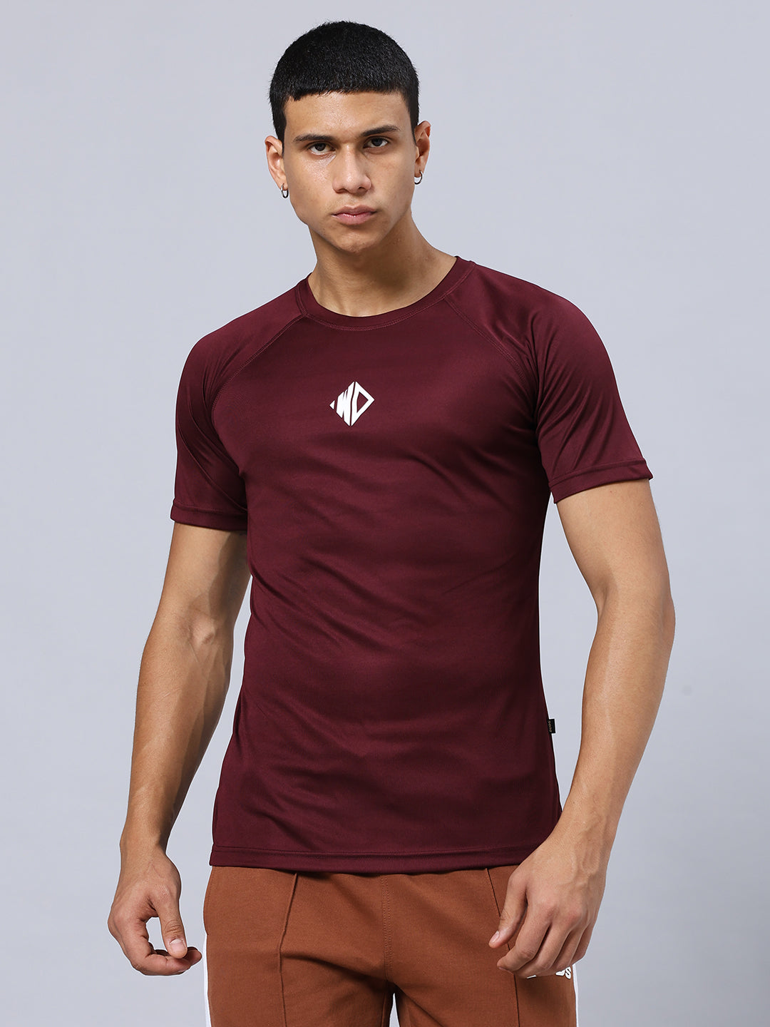 Cristinio Regular Fit T-Shirt (Maroon)