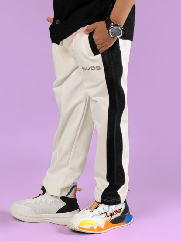 BREEZER JOGGER FOR BOYS & GIRLS (OFF WHITE-BLACK)