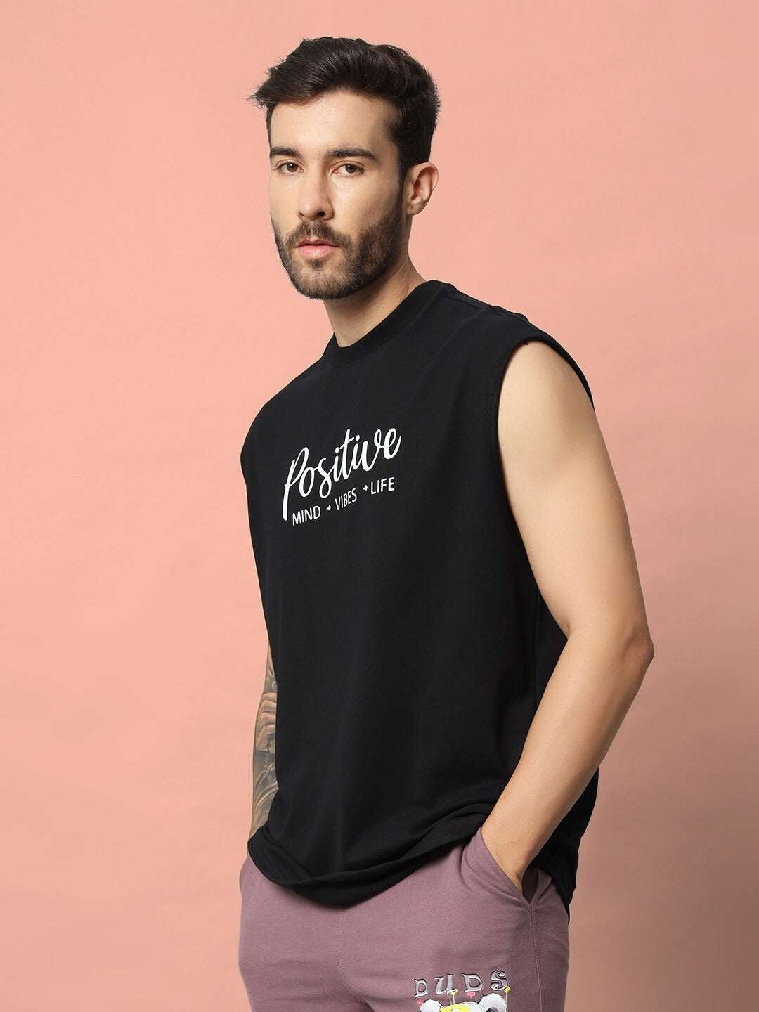 Positive Life Gym T-Shirt (Black)