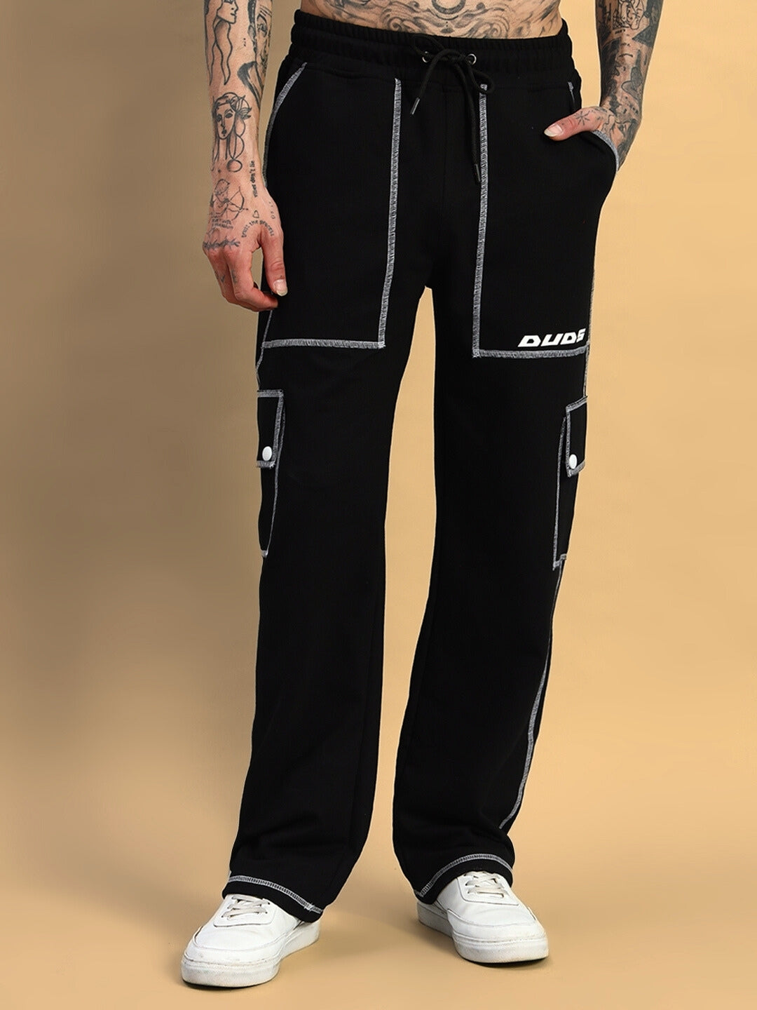 DYNAMIC OVERSIZED CO-ORD SET (BLACK)