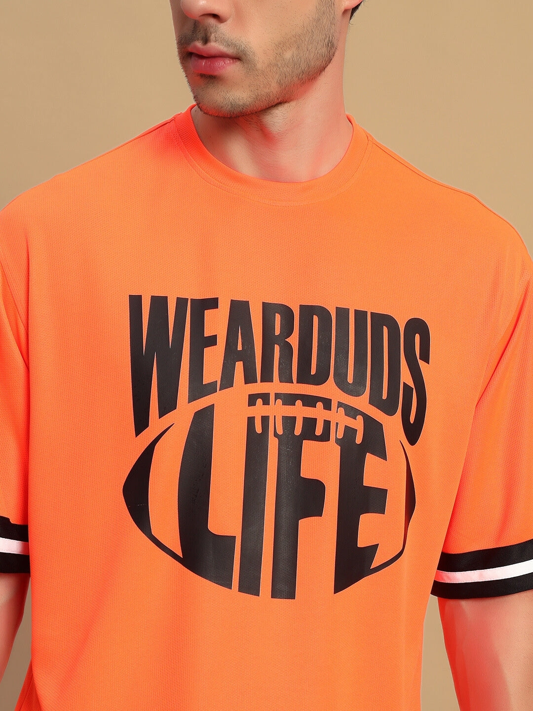 CHRONIC COLORBLOCK  CO-ORD SET (ORANGE)