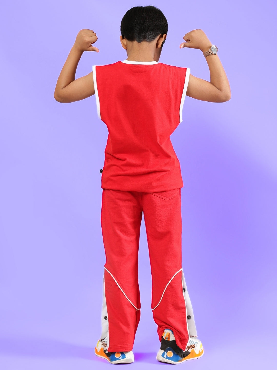 SHORTFIN CO-ORD FOR BOYS & GIRLS (RED)