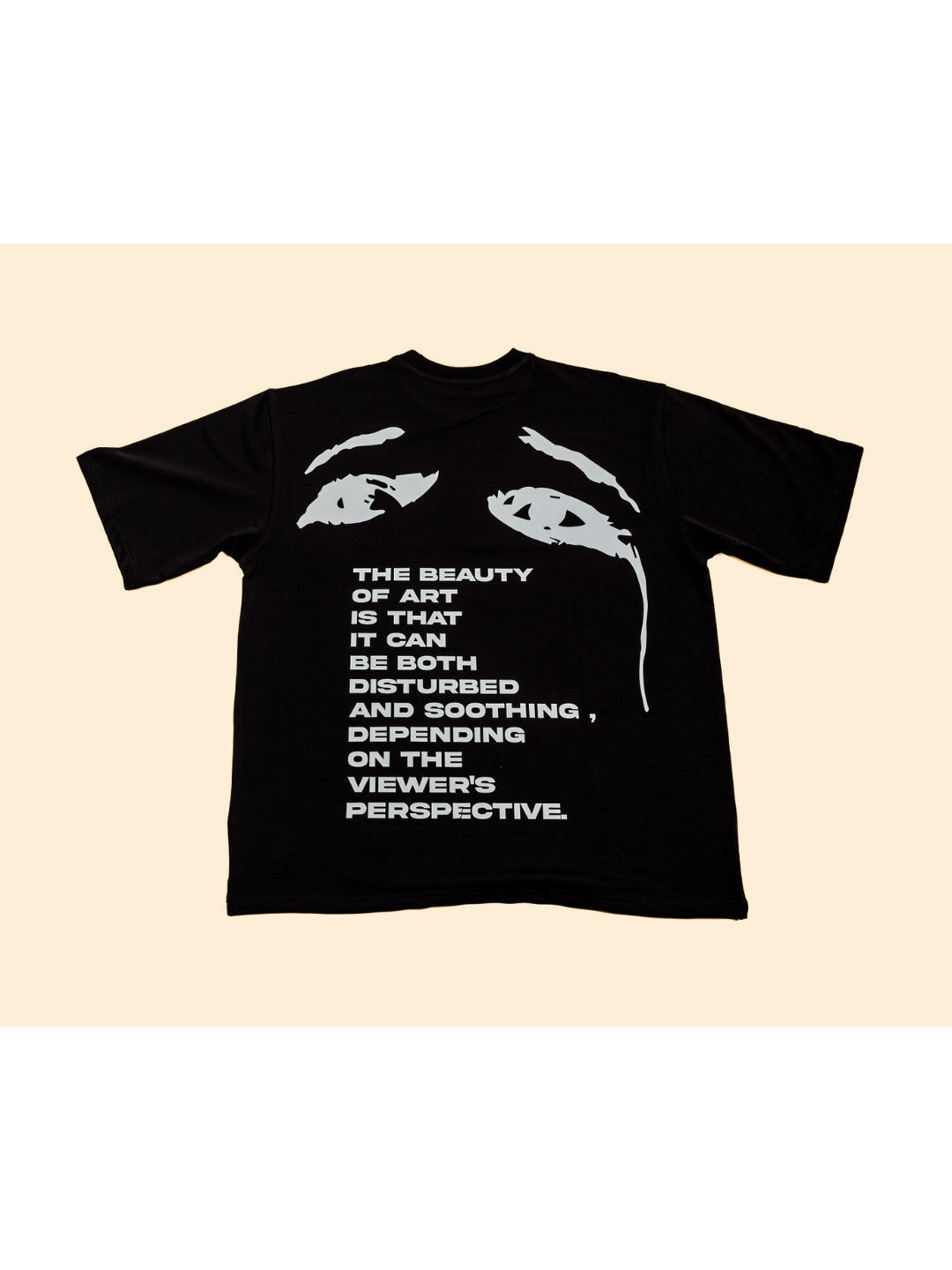 BEAUTY OF ART OVER-SIZED T-SHIRT (BLACK)