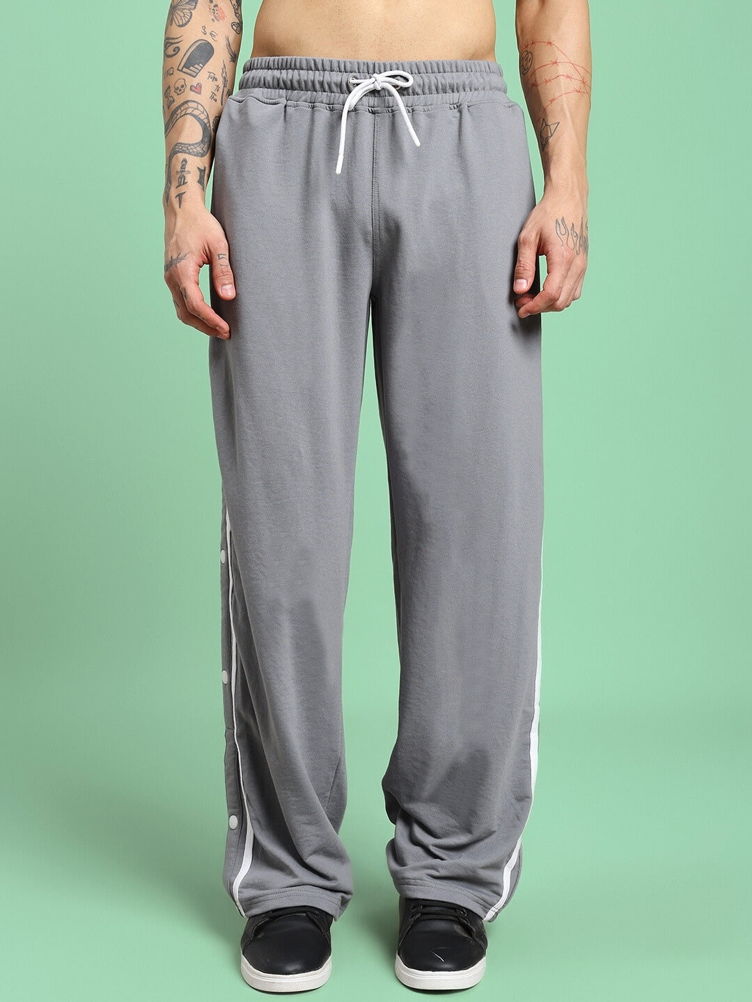 CONTRAST PANEL JOGGER (GREY)