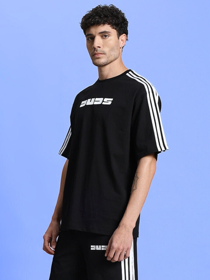 PARKA OVER-SIZED CLASSIC T-SHIRT (BLACK)