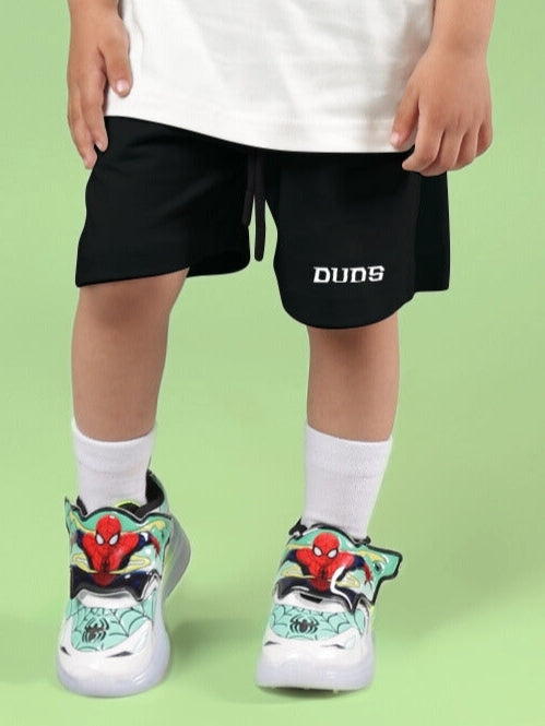 STYLISH ROBOT SHORTS FOR BOYS & GIRLS (BLACK)