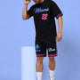 Miami Colorblock  Co-Ord Set (Black)