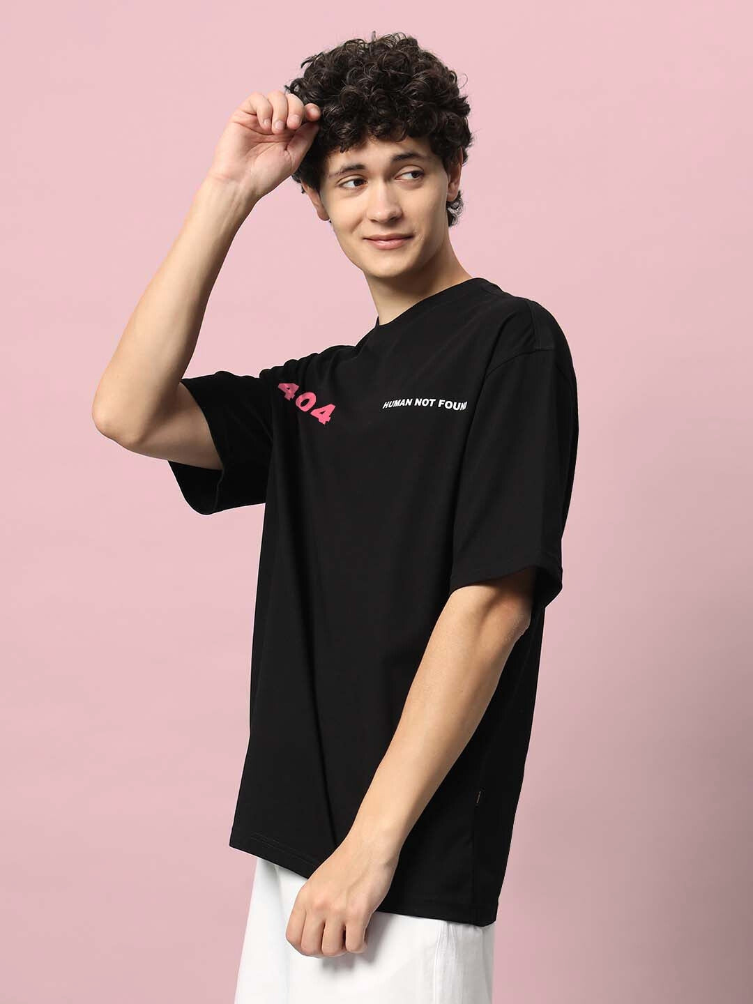 404 Error Over-Sized T-Shirt (Black)