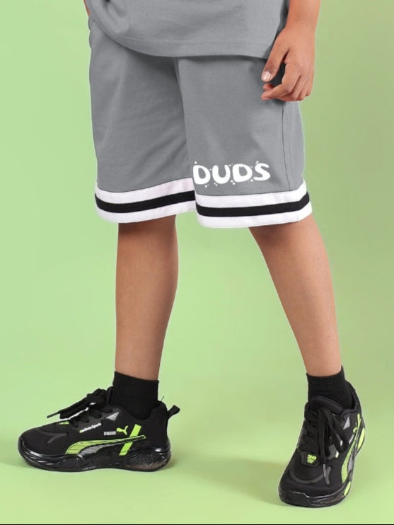 LETS GO PLAY SHORTS FOR BOYS & GIRLS (GREY)