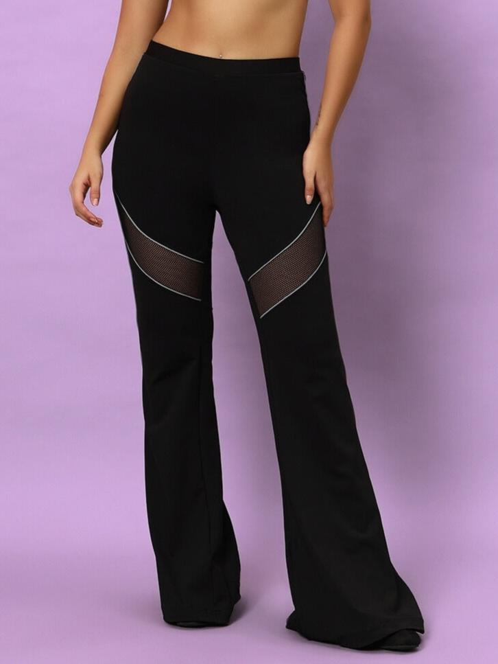 WOMEN'S VICTORIA BOOT CUT REFLECTOR PANT (BLACK)