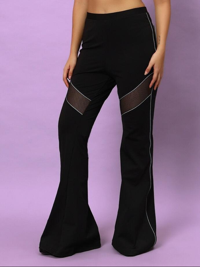 WOMEN'S VICTORIA BOOT CUT REFLECTOR PANT (BLACK)