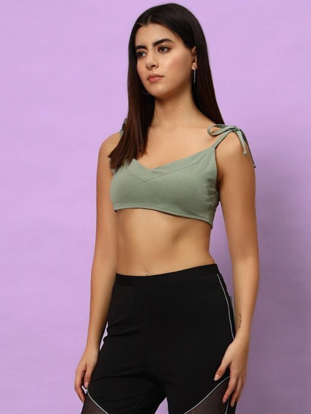 Women's Ashley Crop-Top (Laurel Green)