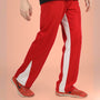 FLOPPY FLARED CONTRAST JOGGERS (RED)