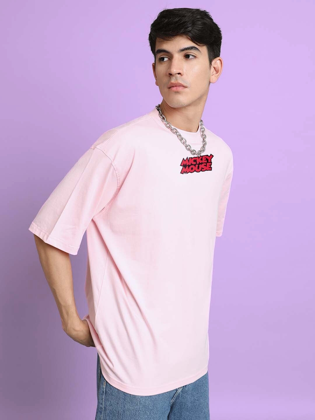 Duds Mouse Over-Sized T-Shirt (Pink)