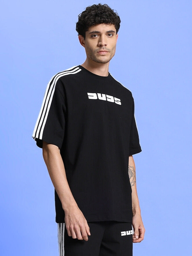 PARKA OVER-SIZED CLASSIC T-SHIRT (BLACK)