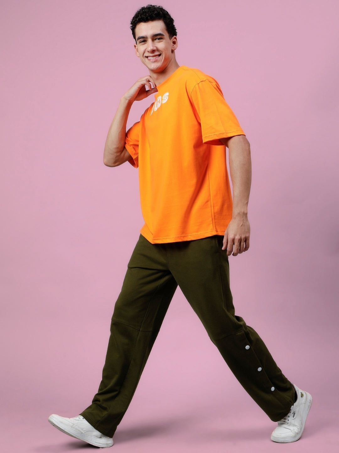 Courage Over-Sized T-Shirt (Orange)