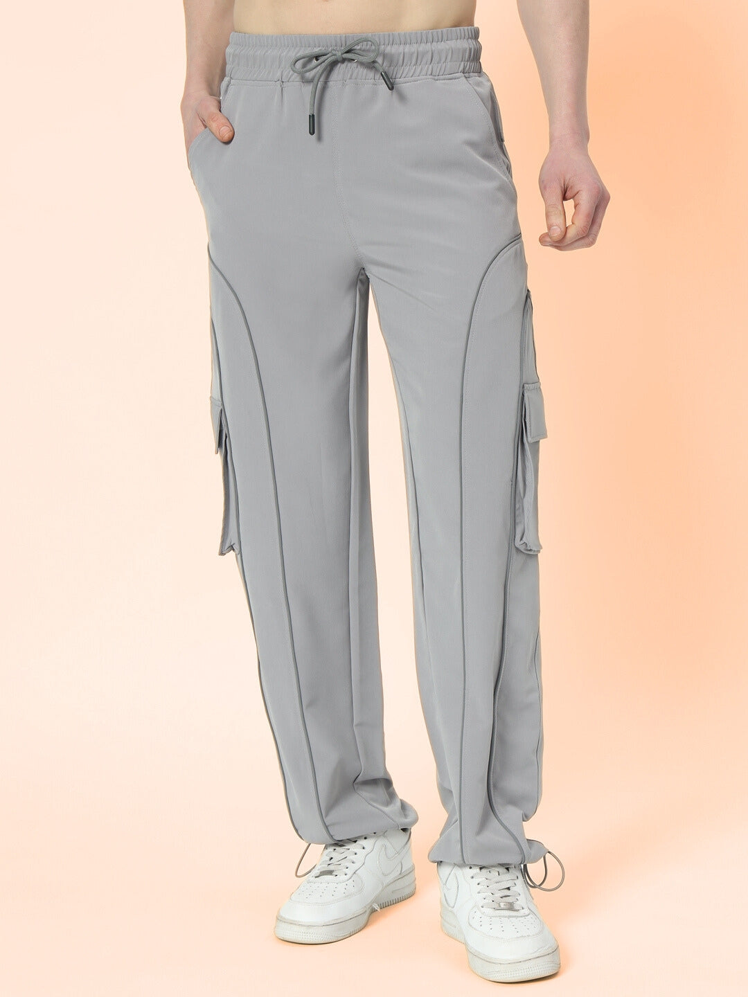 Ray Reflector Parachute Cargo Pants (Grey)