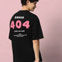 404 Error Over-Sized T-Shirt (Black)