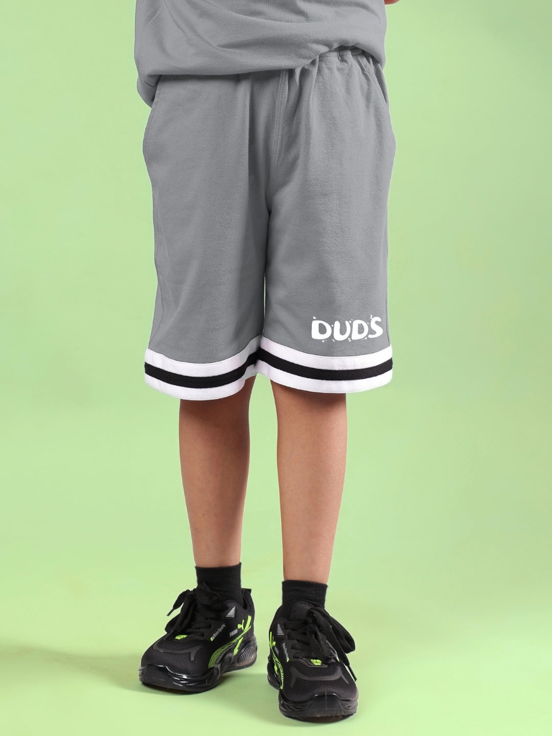 LETS GO PLAY SHORTS FOR BOYS & GIRLS (GREY)