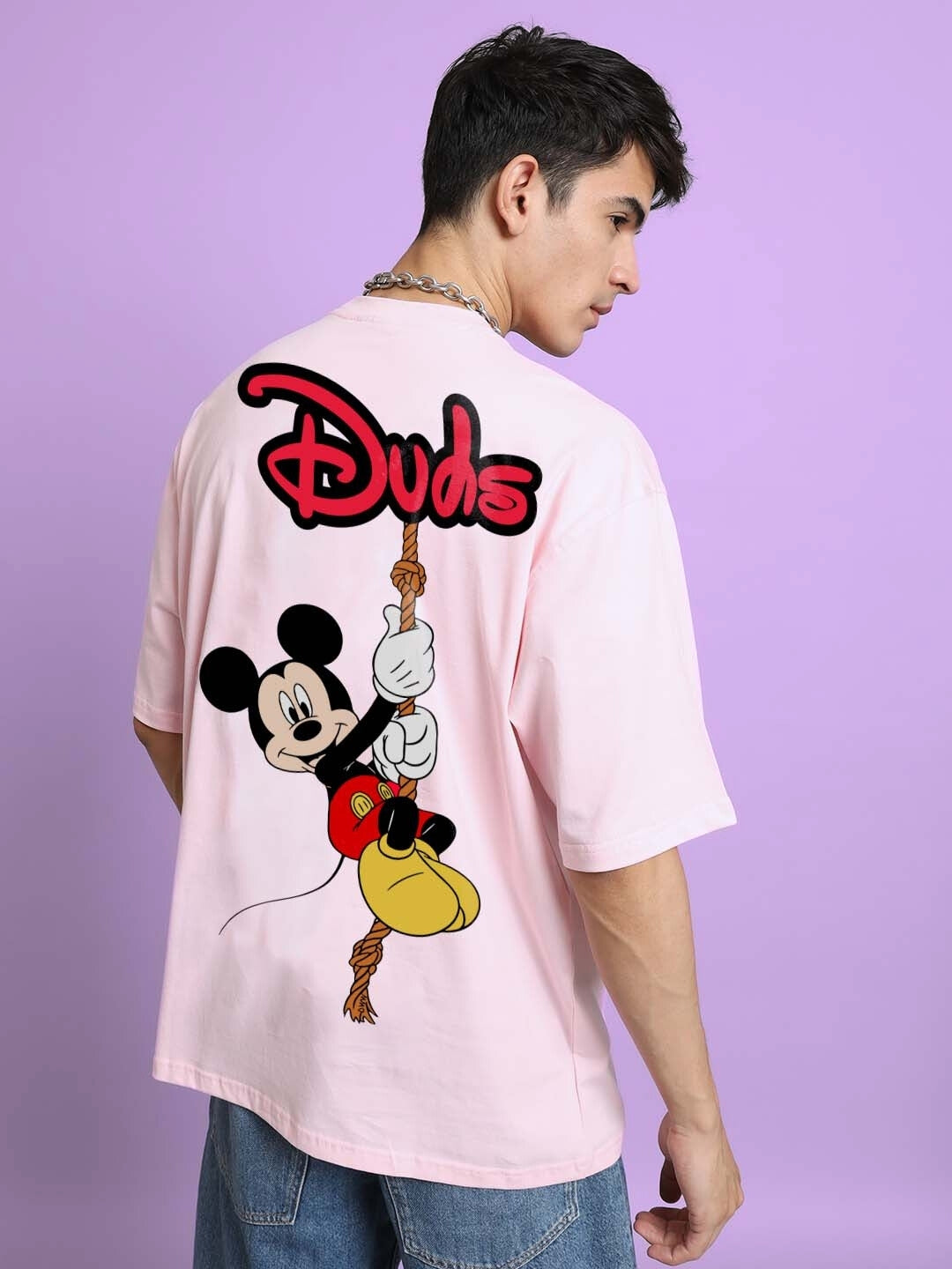 Duds Mouse Over-Sized T-Shirt (Pink)