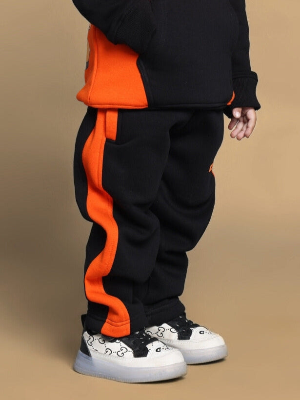 GARFIELD CO-ORD FOR BOYS & GIRLS (BLACK-ORANGE)
