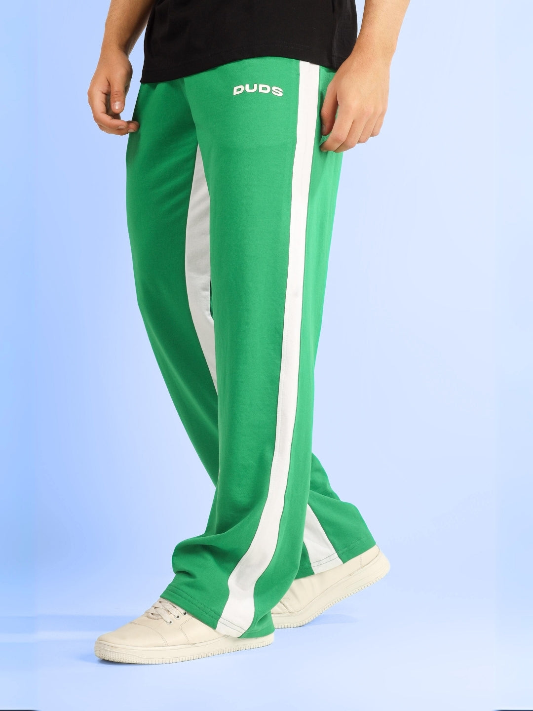SIDE SEAM BAGGY JOGGER (GREEN)
