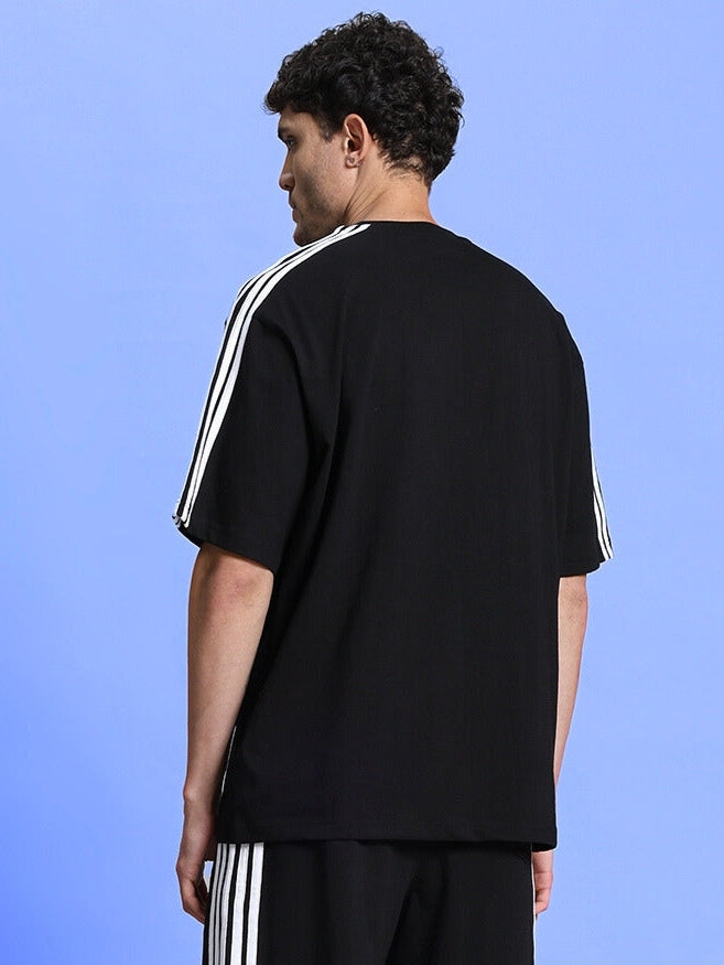 PARKA OVER-SIZED CLASSIC T-SHIRT (BLACK)