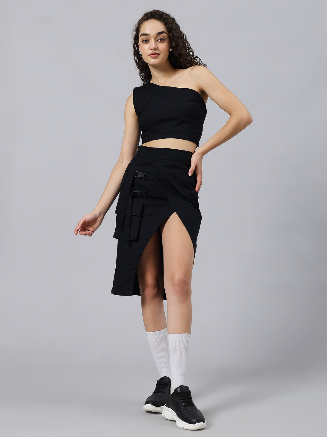 WOMEN'S COOKSEY DESIGNER SKIRT (BLACK)