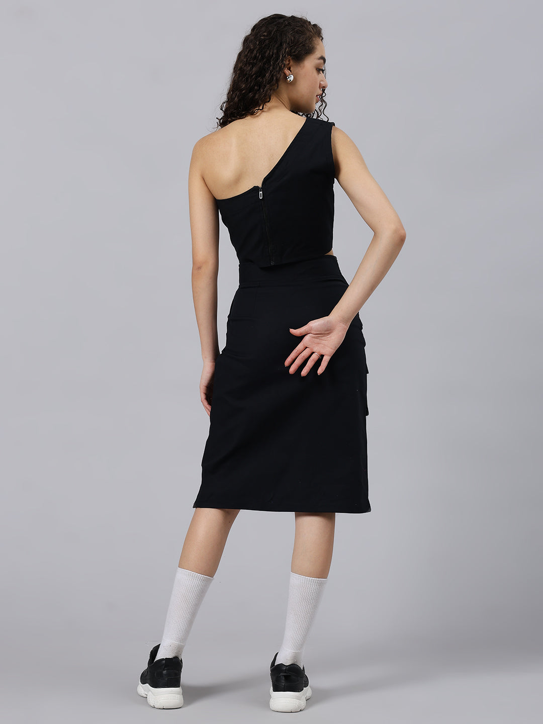 WOMEN'S COOKSEY FIT & FINE CO-ORD SET (BLACK)