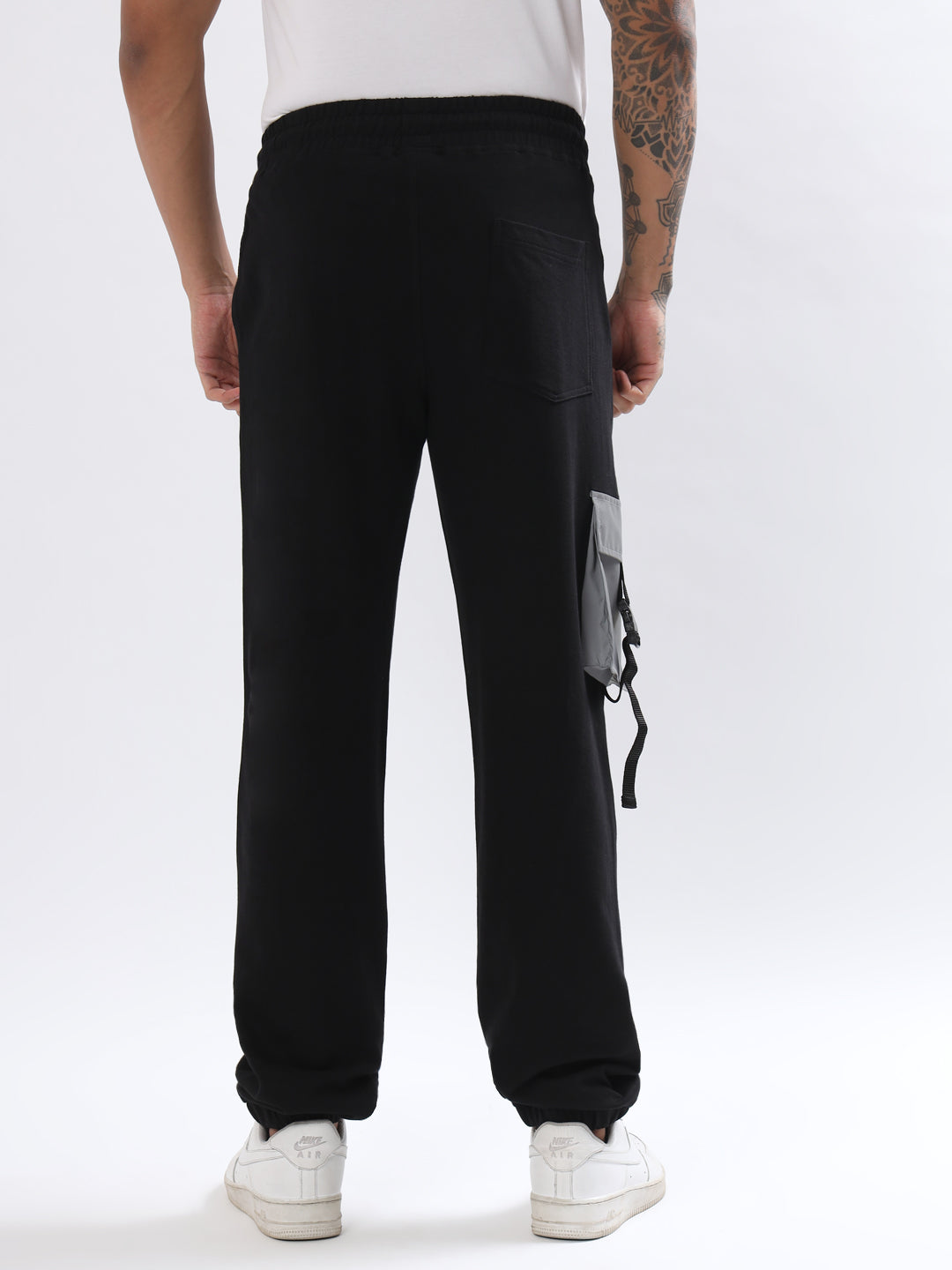Duds Smiley Reflector Cargo Jogger (Black) - Wearduds