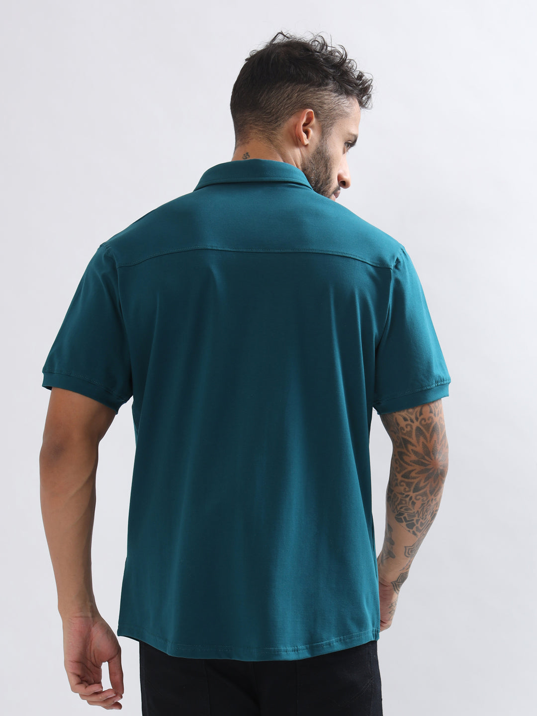 Noir Teal Blue Shirt - Wearduds