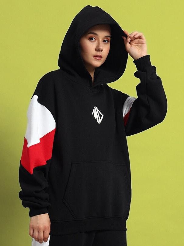 WOMEN'S BRIO COLORBLOCK HOODIE BLACK
