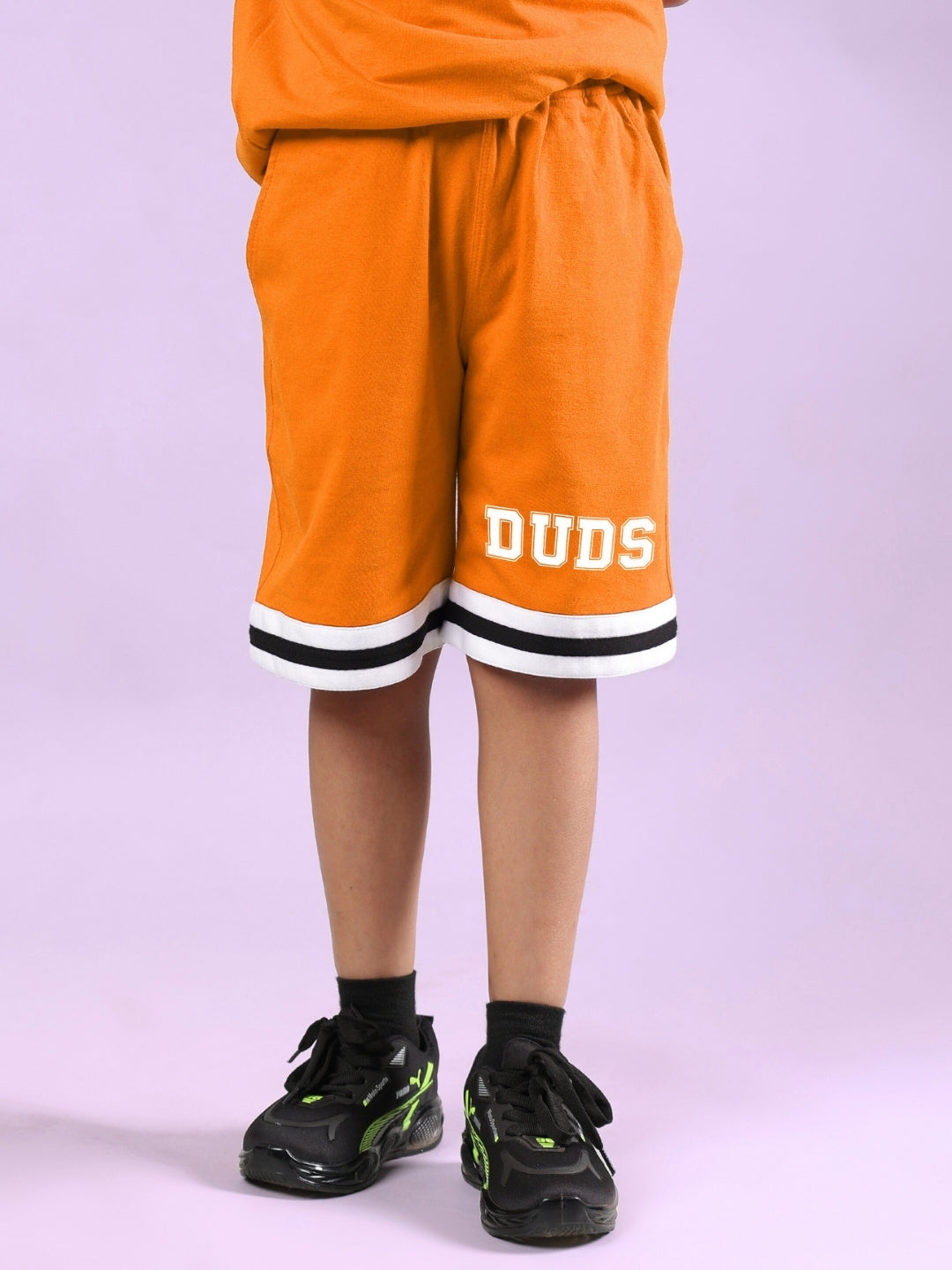 DUDS CHICAGO SHORTS FOR BOYS & GIRLS (ORANGE)
