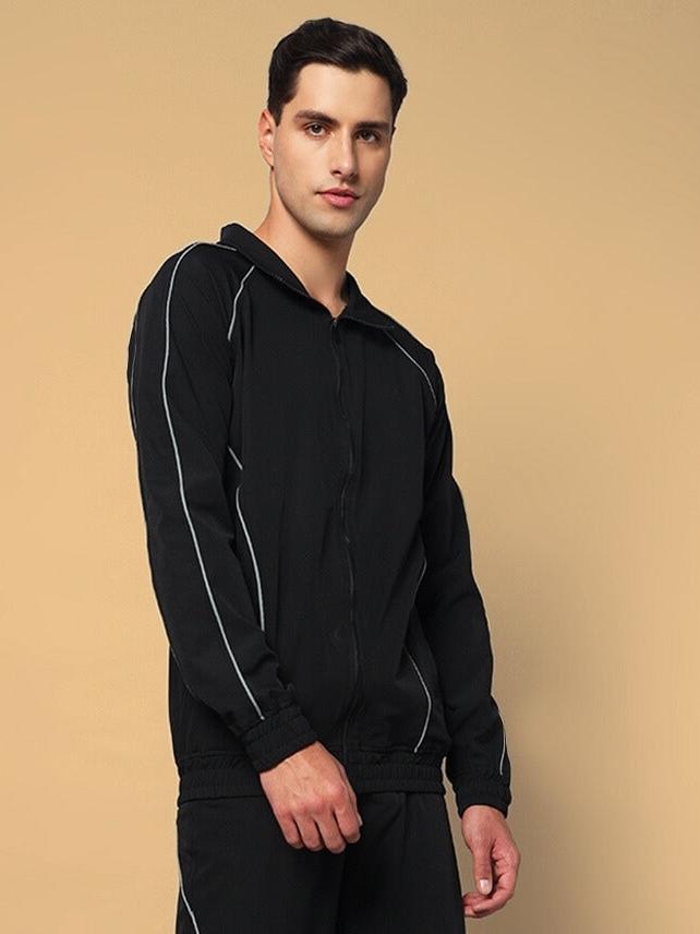 Loco Reflector Parachute Sports Jacket (Black)