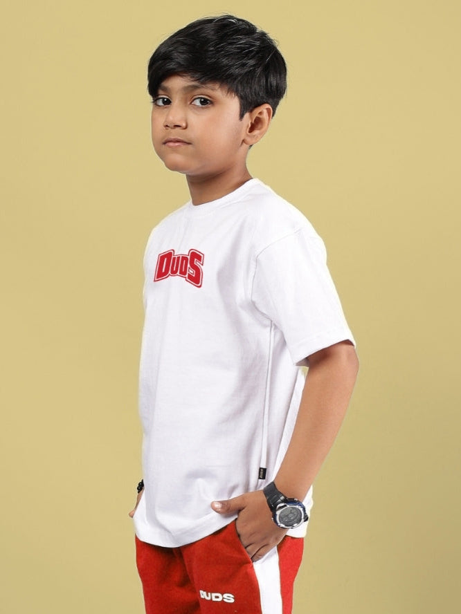 SKATER BANANA T-SHIRT FOR BOYS & GIRLS (WHITE)