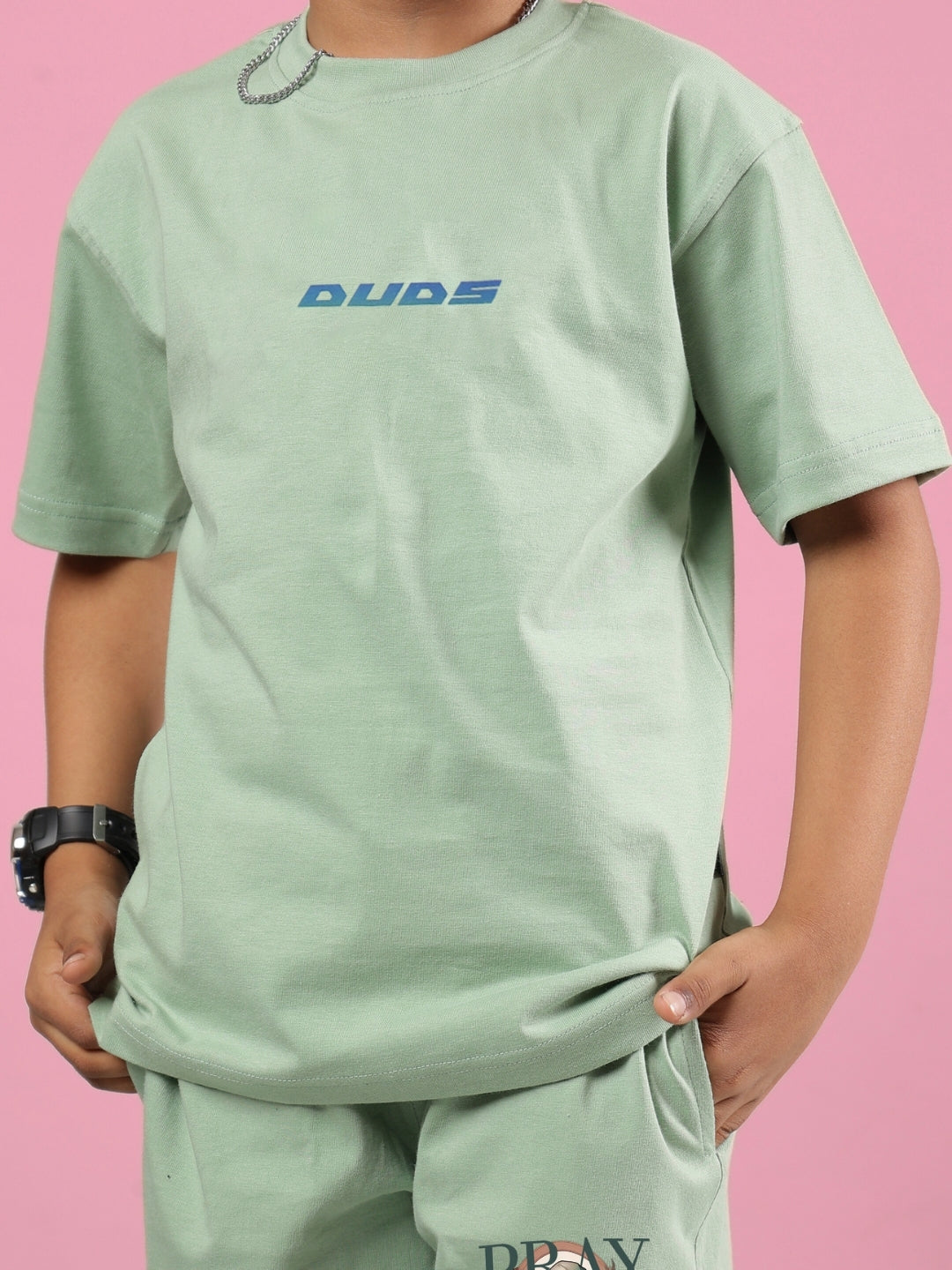 PRAY & PEACE T-SHIRT FOR BOYS & GIRLS (NYANZA GREEN)