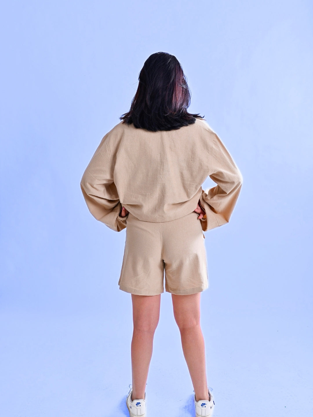Women's Balloon Sleeve Co-Ord Set