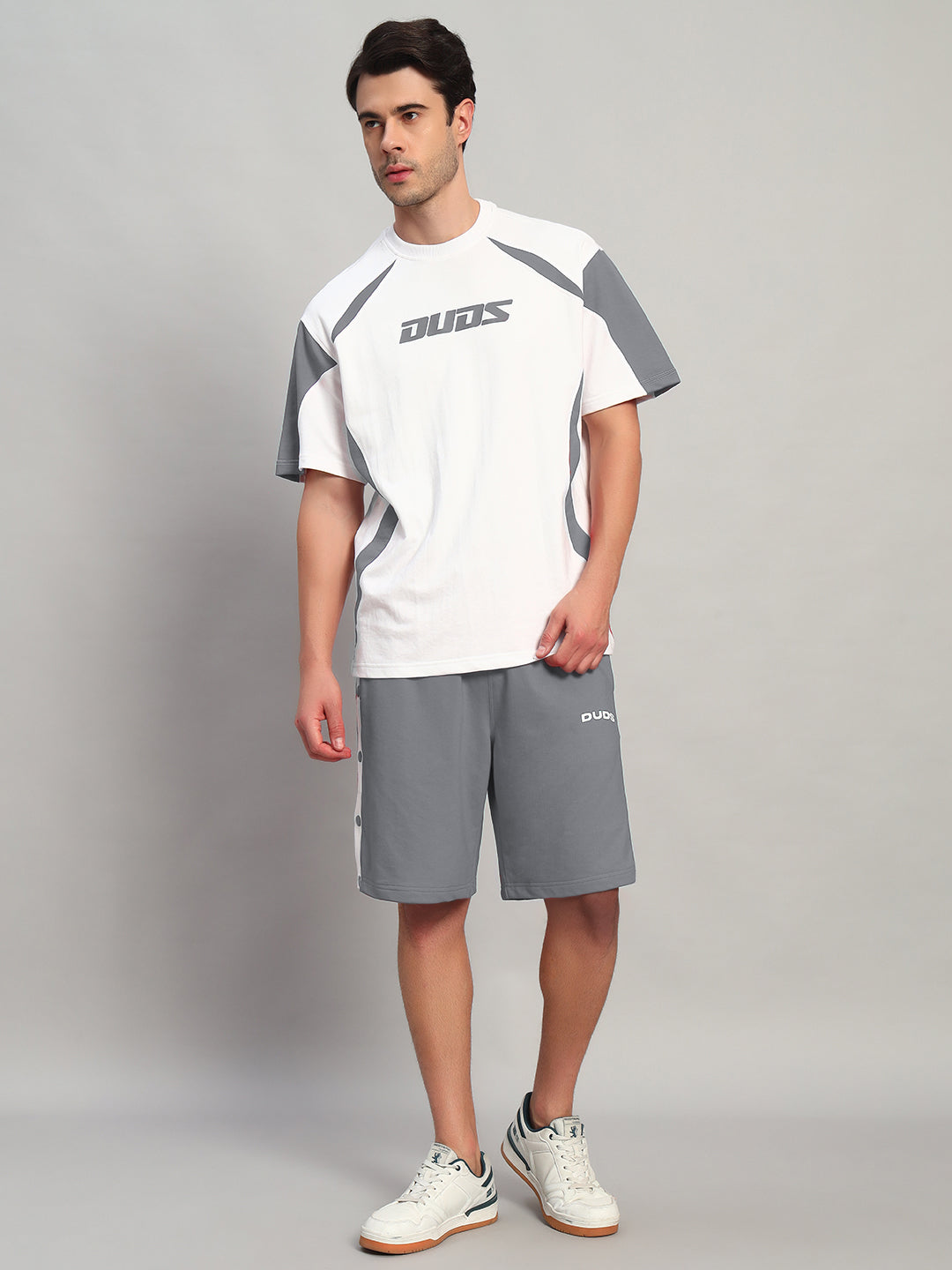 EZEL REGULAR FIT SHORTS (GREY)