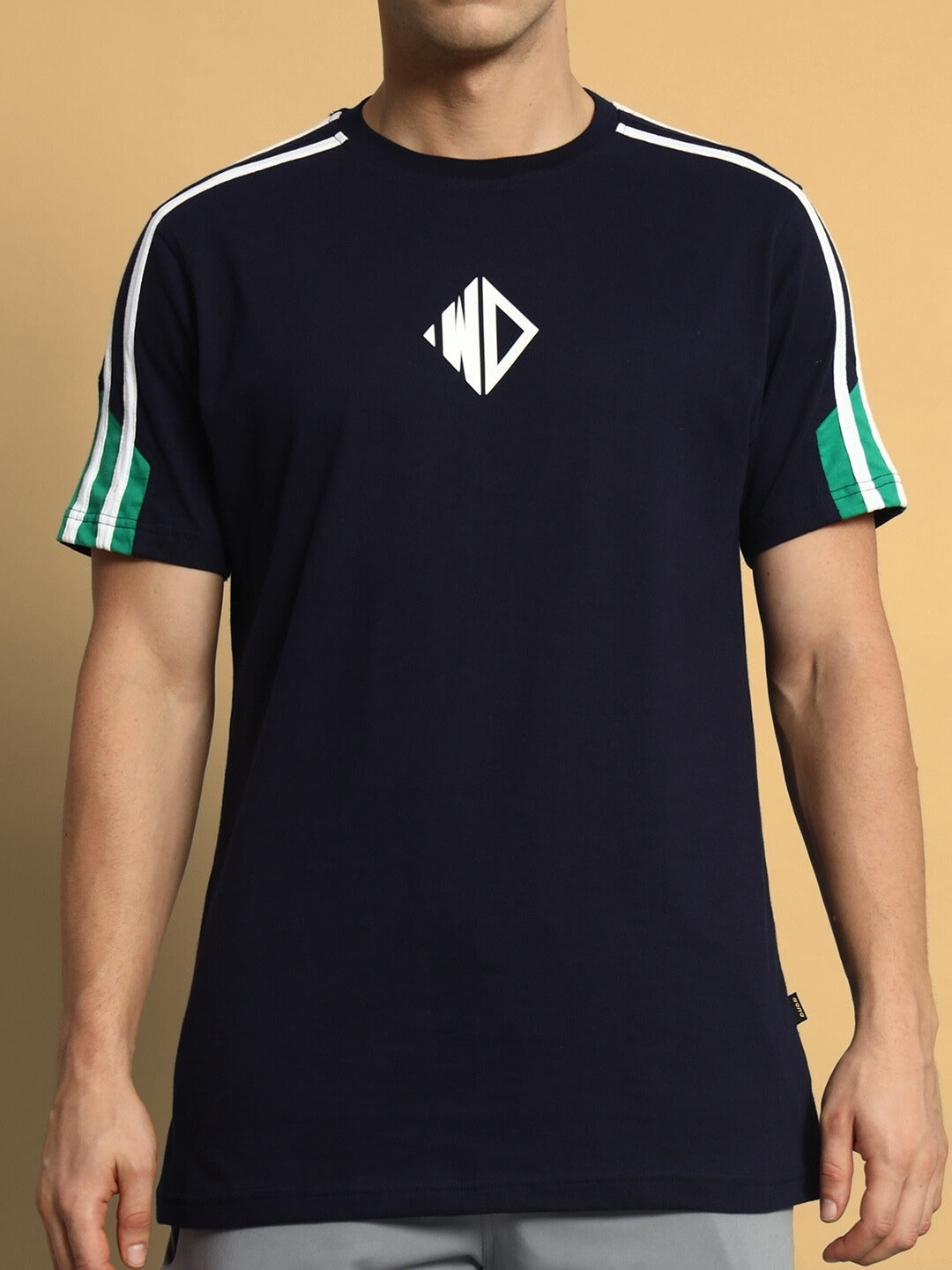 PRIMA REGULAR T-SHIRT (NAVY BLUE-GREEN)