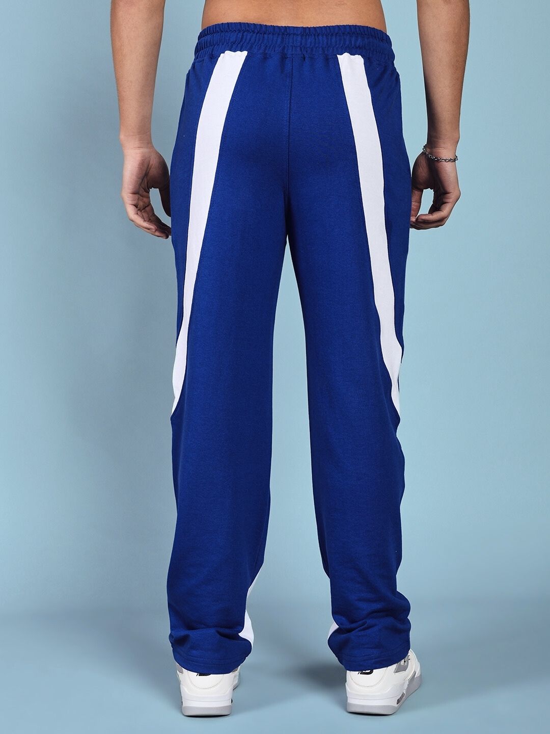 CELESTINE COOL RELAXED FIT JOGGER (BLUE-WHITE)